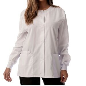 Scrub - Lab/Jacket/Coat - White - Size: Medium